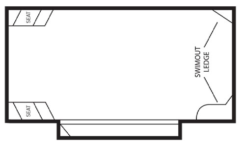 6m fibreglass pool shell ready for delivery